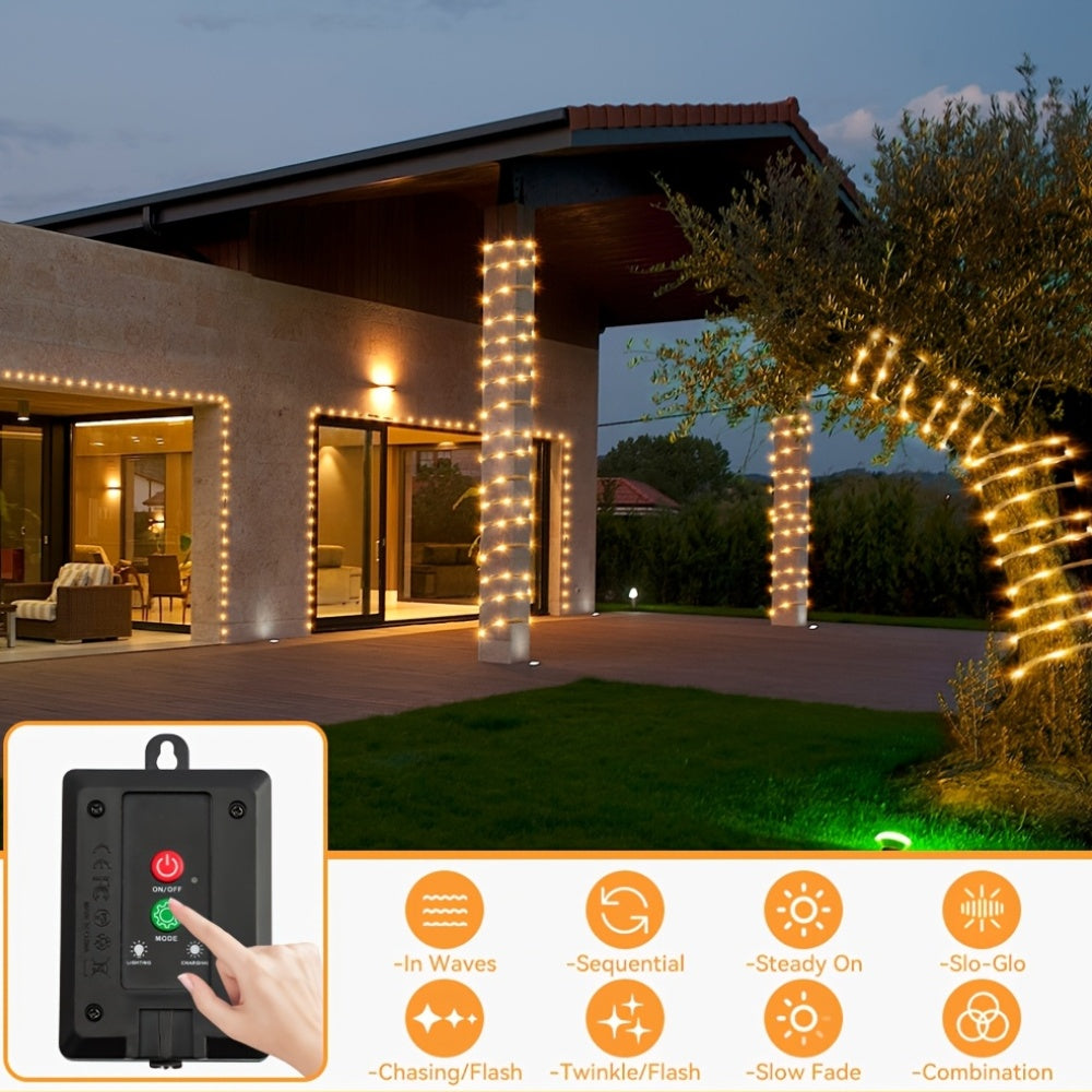 Solar-Lichterkette, 2ST für Garten – Detailansicht 4