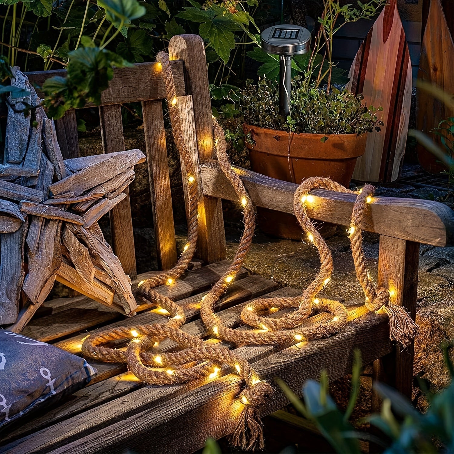 Solar-Lichterkette, 2ST für Garten – Detailansicht 7