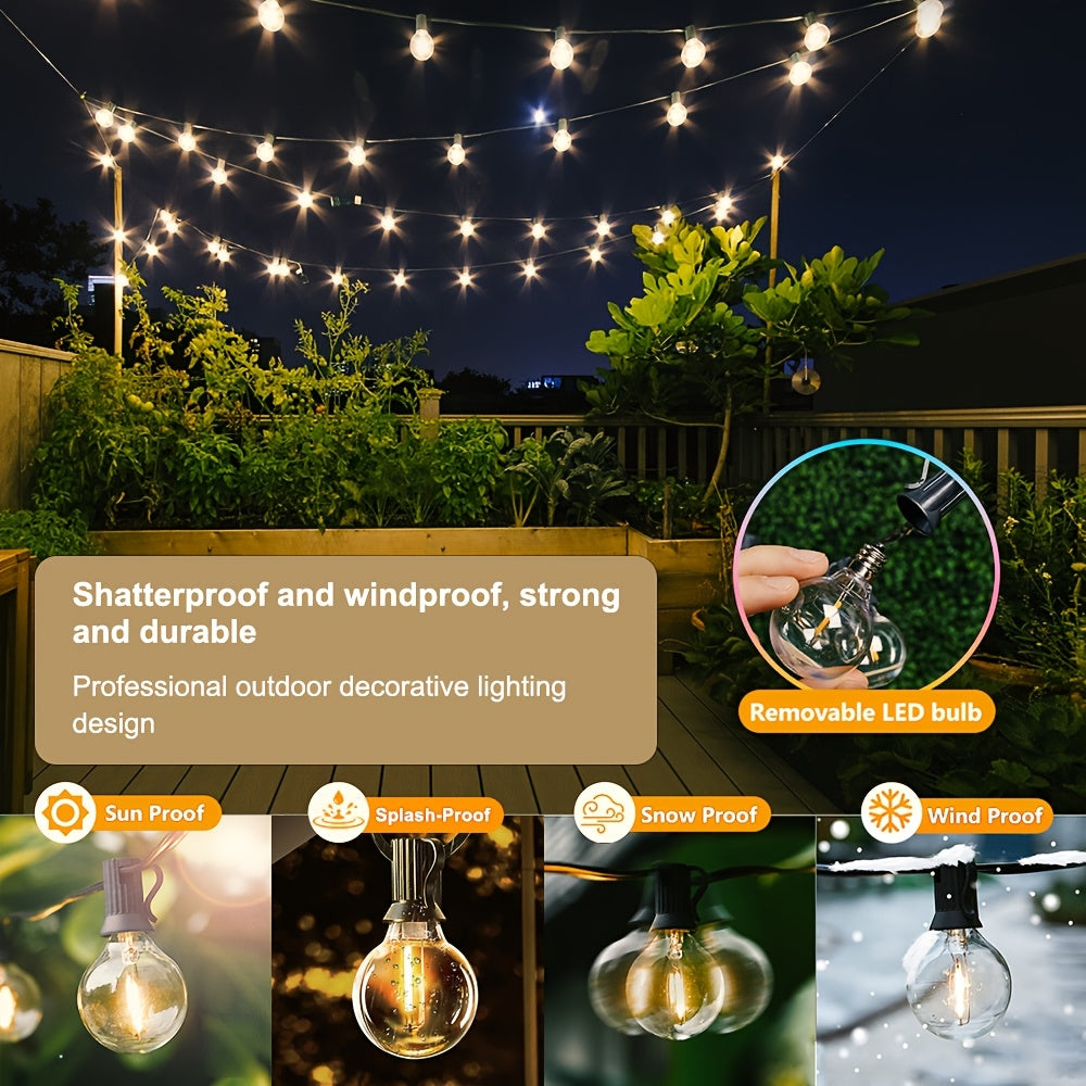 Solar-Lichterkette, 7m 10 Glühbirnen für Schlafzimmer – Detailansicht 7