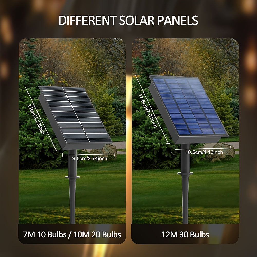 Solar-Lichterkette, 7m 10 Glühbirnen für Schlafzimmer – Detailansicht 9