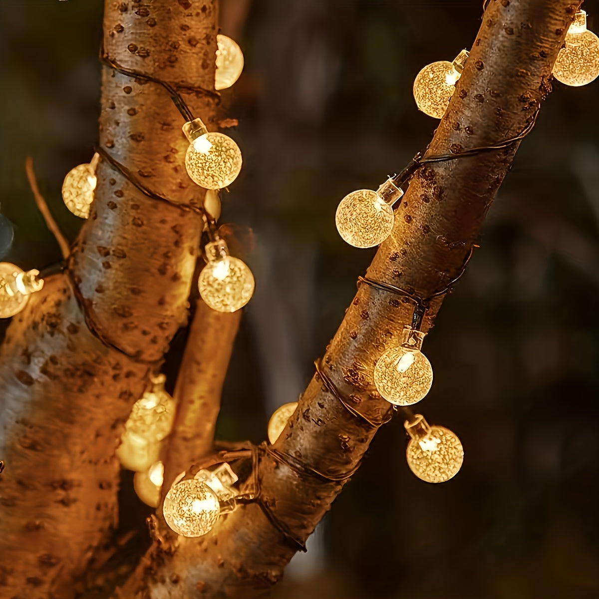 Solar-Lichterkette, Mehrfarbig für Terrasse – Detailansicht 16