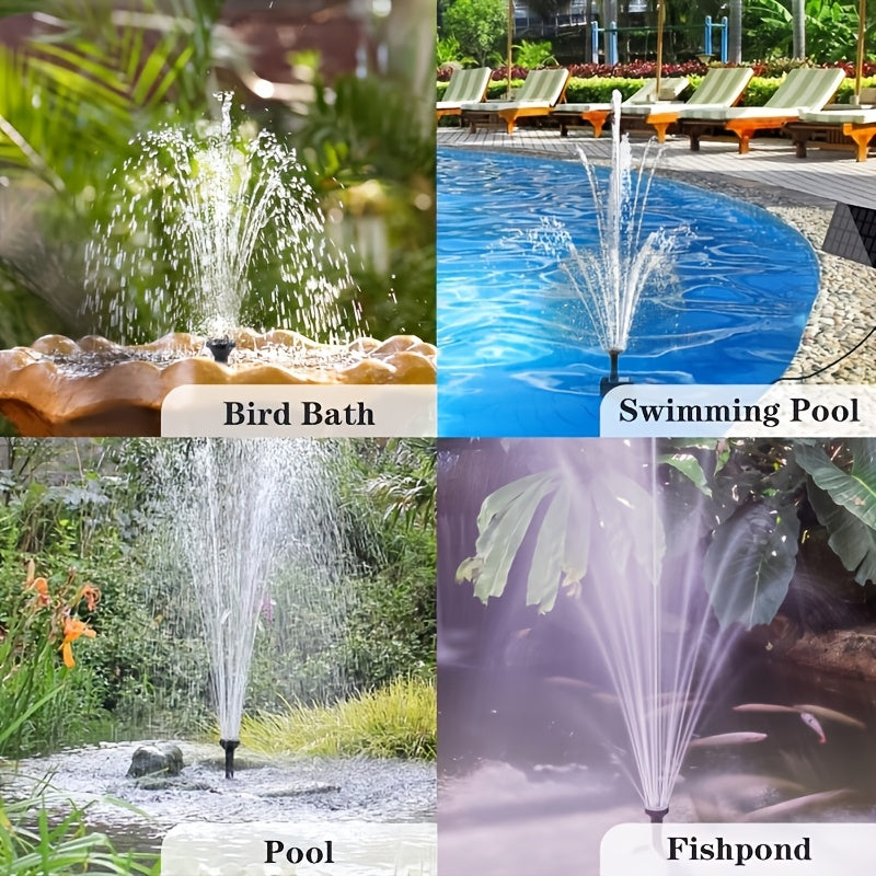 Solar Schwimmender Wasserbrunnen Pumpe, 2.5W für Garten und Terrasse – Detailansicht 9