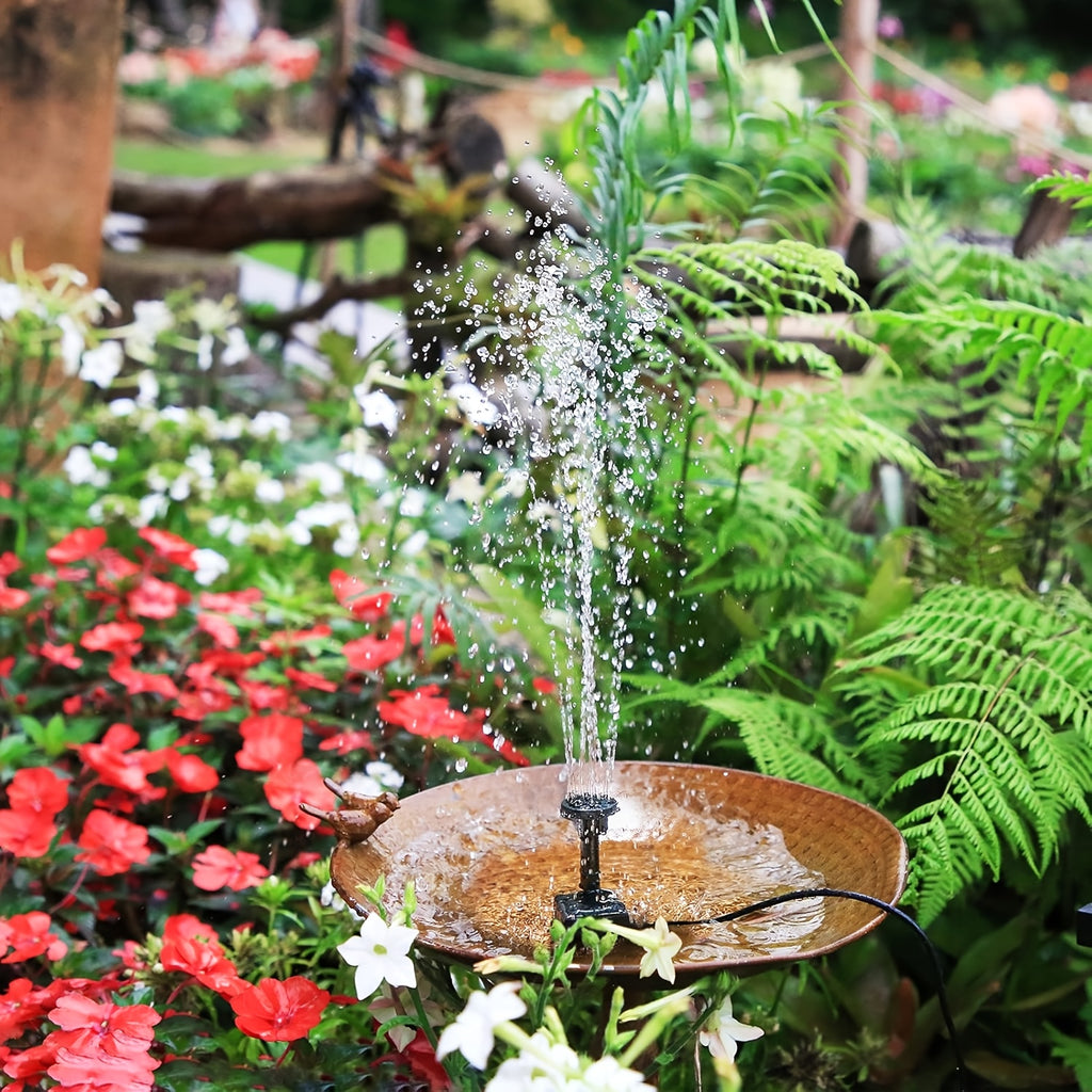 Solar Schwimmender Wasserbrunnen Pumpe, 2.5W für Garten und Terrasse – Detailansicht 10