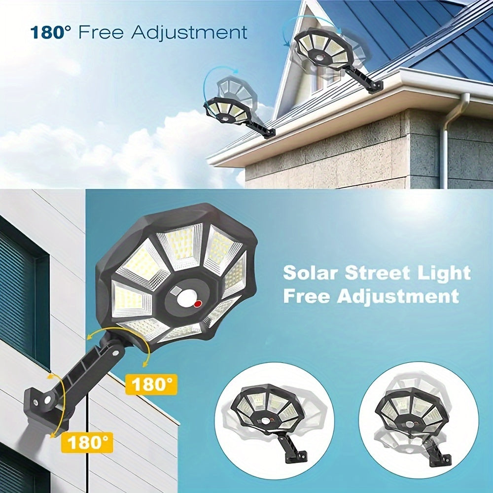 Solar-Straßenleuchte, 360° drehbar für Schlafzimmer und Bett – Detailansicht 15