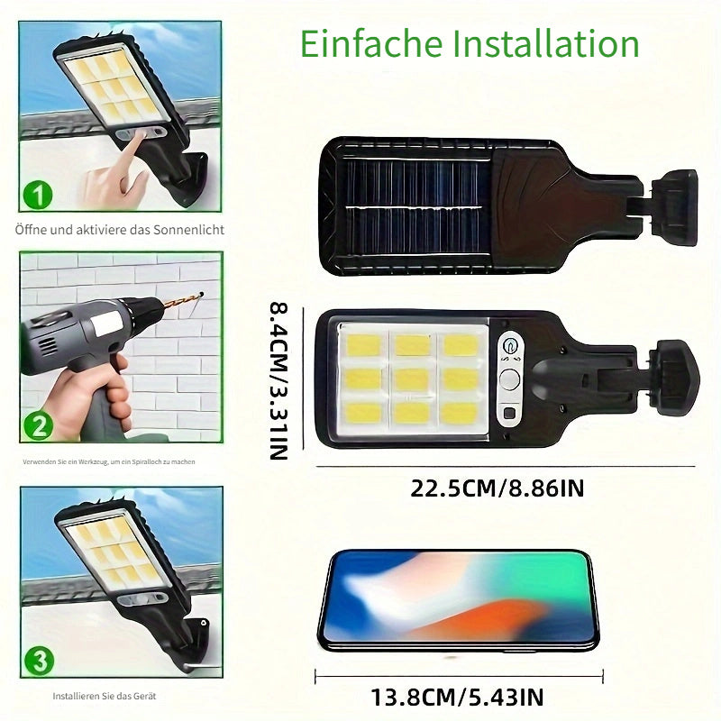 Solar-Straßenleuchte, LED-Beleuchtung für Schlafzimmer und Bett – Detailansicht 8
