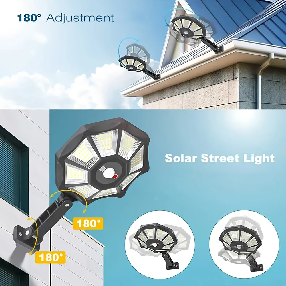 Solar-Straßenleuchte, verstellbar für Schlafzimmer und Bett – Detailansicht 12