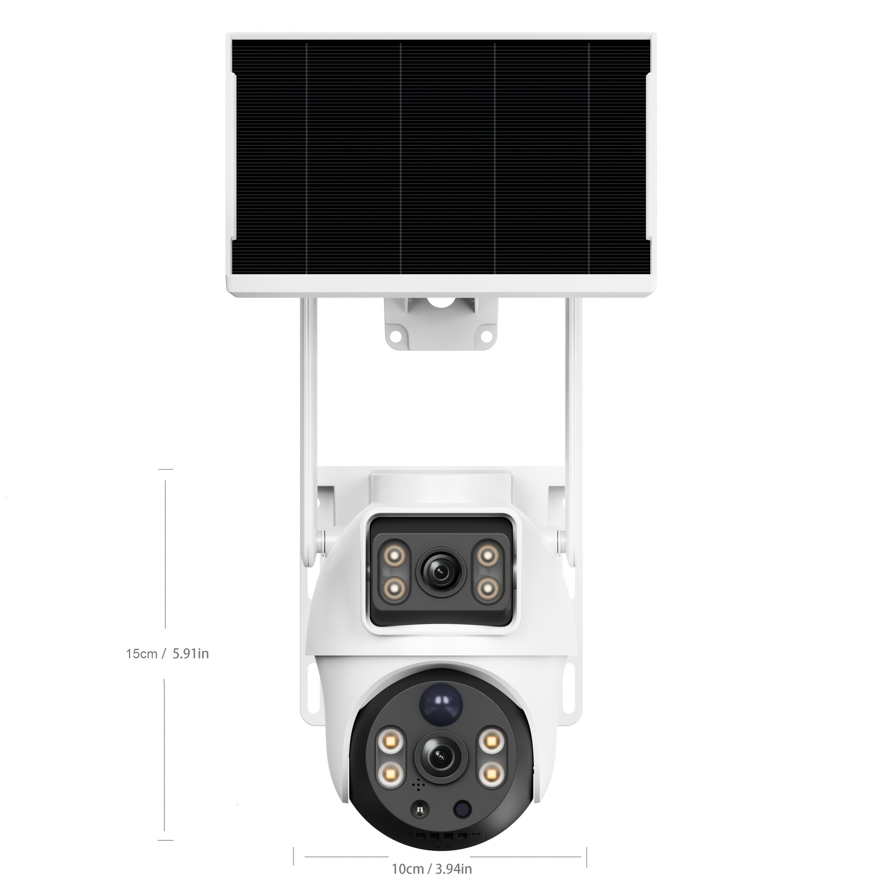 Solar-Überwachungskamera, WiFi-Kamera für Haussicherheit und Zuhause – Detailansicht 2