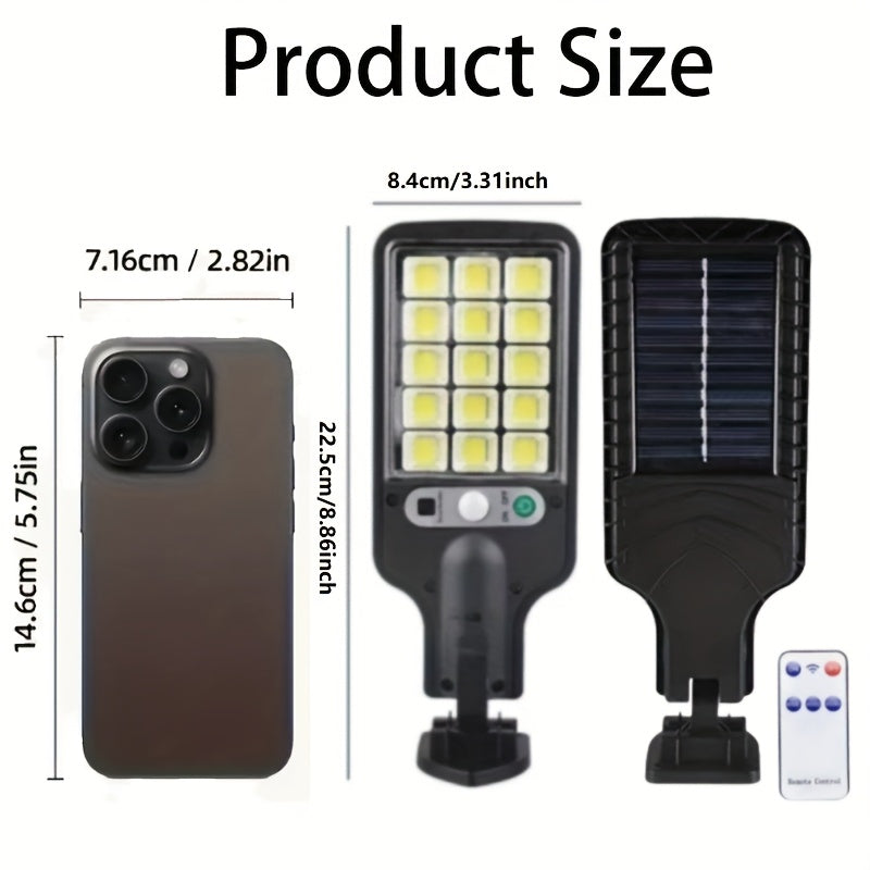 Solar-Wall-Street-Leuchten, 4er-Pack für Garten und Terrasse – Detailansicht 5