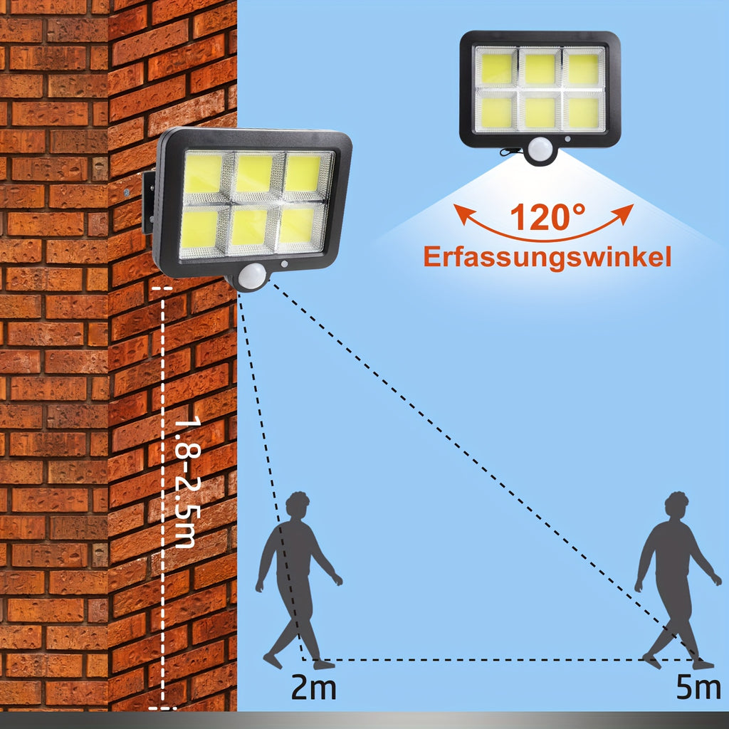 Solar-Wandleuchte, 1 Stk für Garten – Detailansicht 5