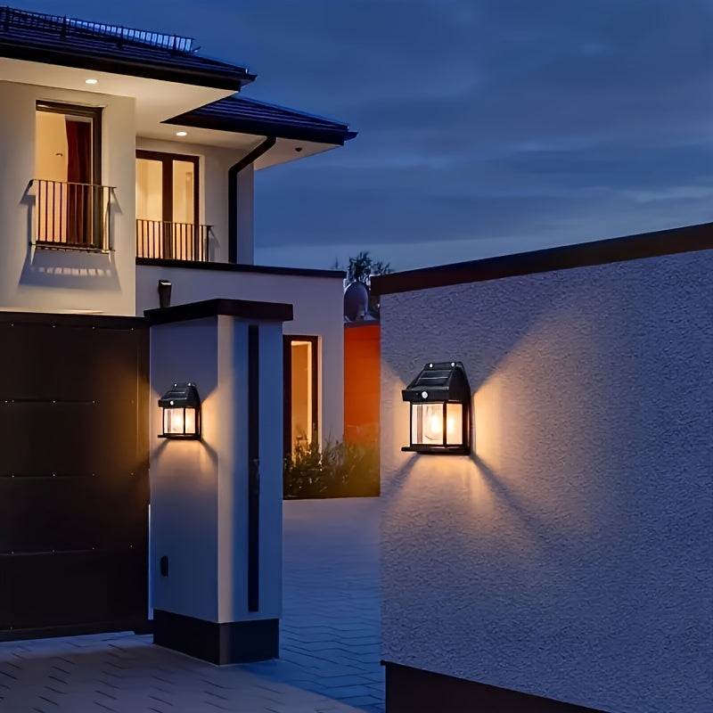 Solar-Wandleuchte, 8 Stück für Garten und Terrasse – Detailansicht 9