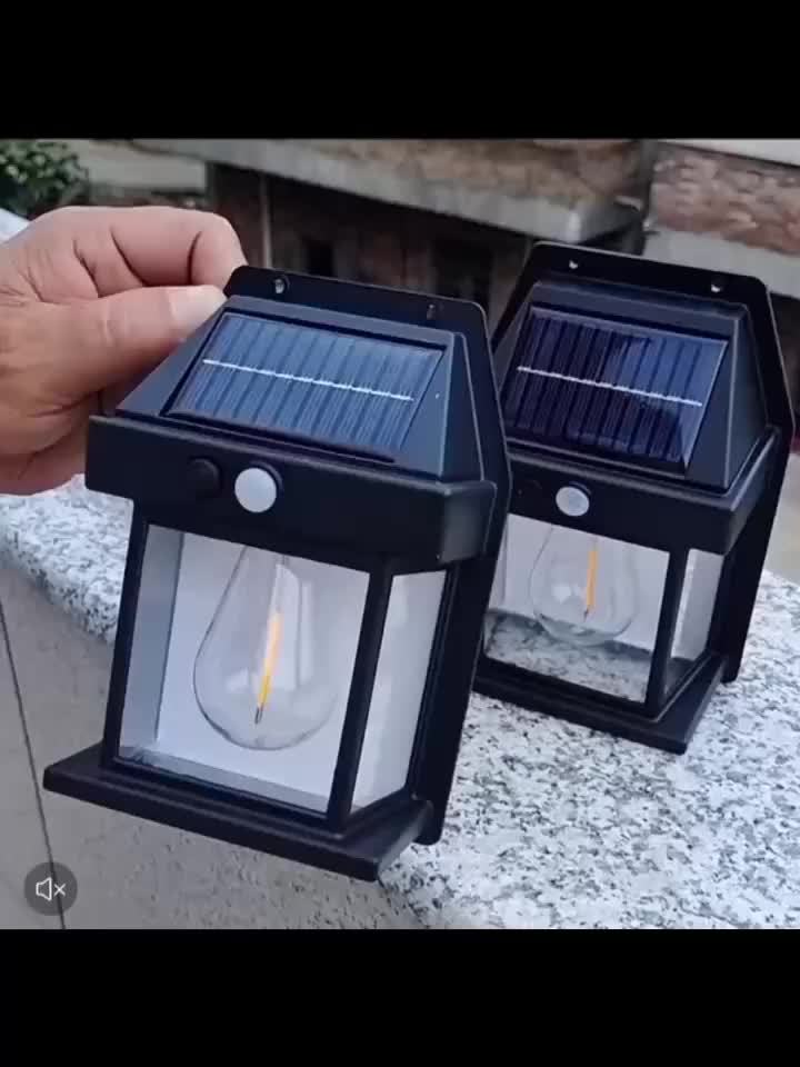 Solar-Wandleuchte, 8 Stück für Garten und Terrasse – Detailansicht 12