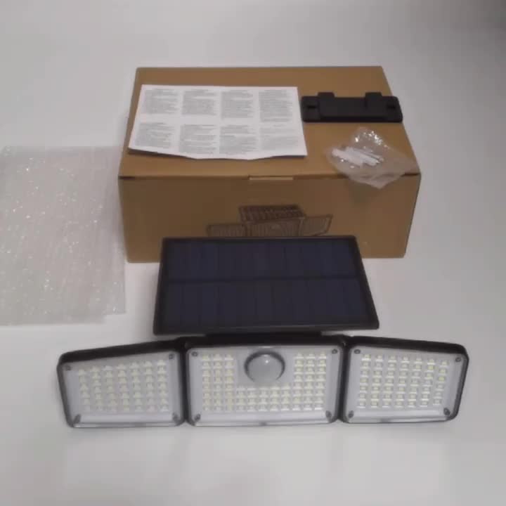 Solarbetriebene Wandleuchte, 3 Beleuchtungsmodi für Garten – Detailansicht 9