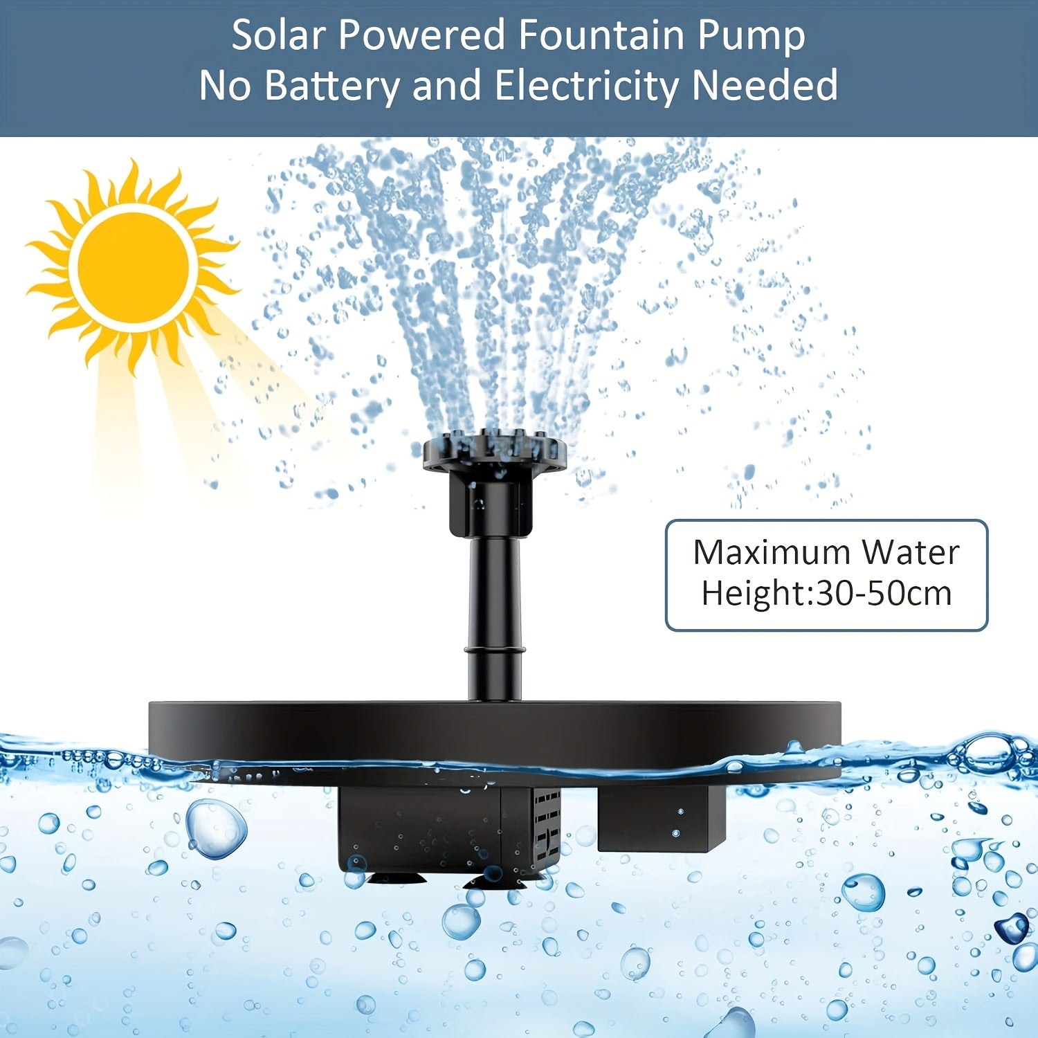 Solarbrunnen, 2W für Badezimmer und Haushalt – Detailansicht 7