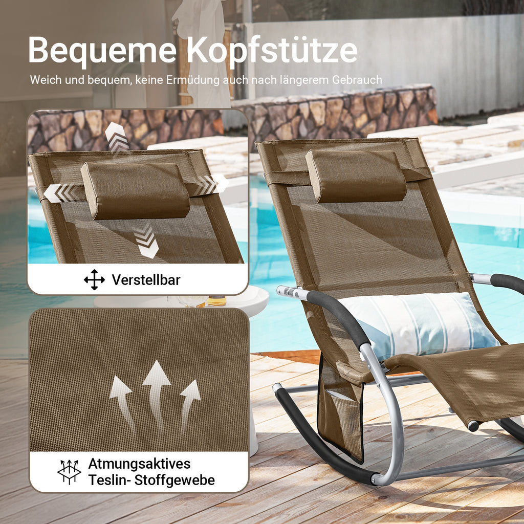Sonnenliege, 1 Stück für Balkon und Garten – Detailansicht 89