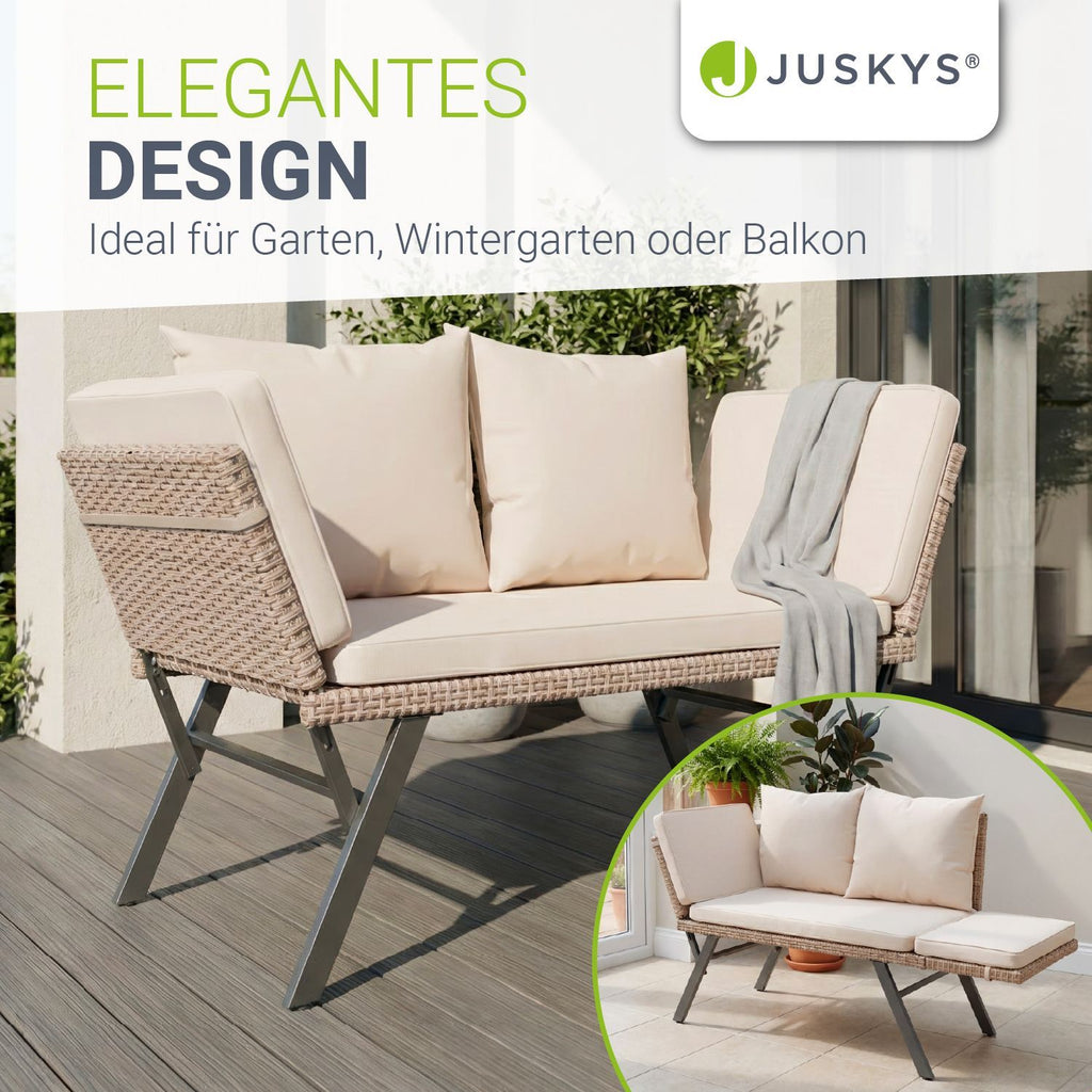 Sonnenliege, 240 kg für Garten und Balkon – Detailansicht 9