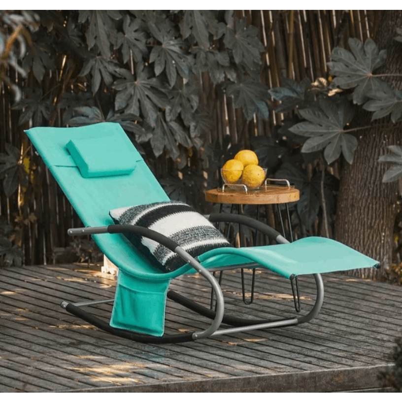 Sonnenliege, Beige für Balkon – Hauptansicht