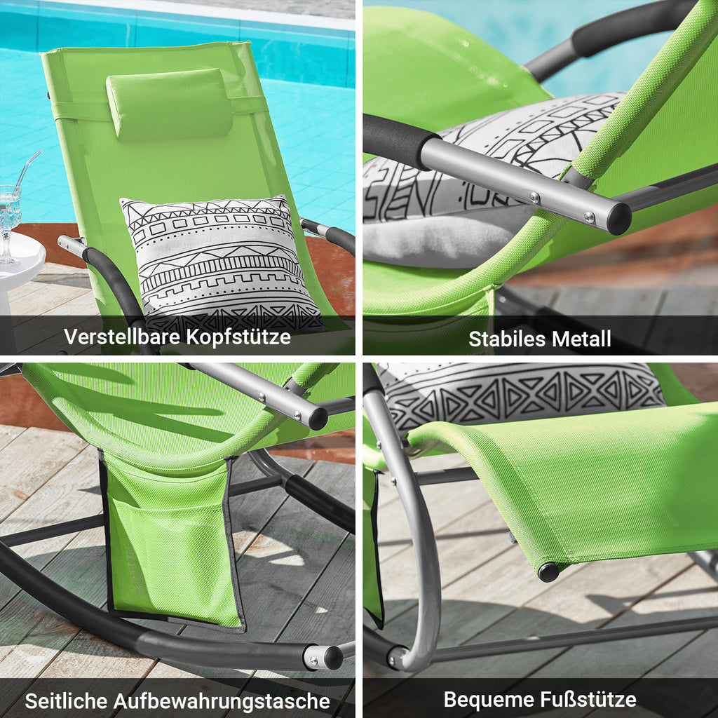 Sonnenliege, Beige für Balkon – Detailansicht 12