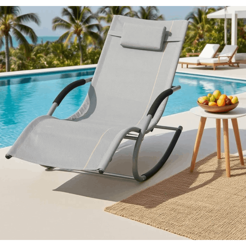 Sonnenliege, Beige für Balkon – Detailansicht 14