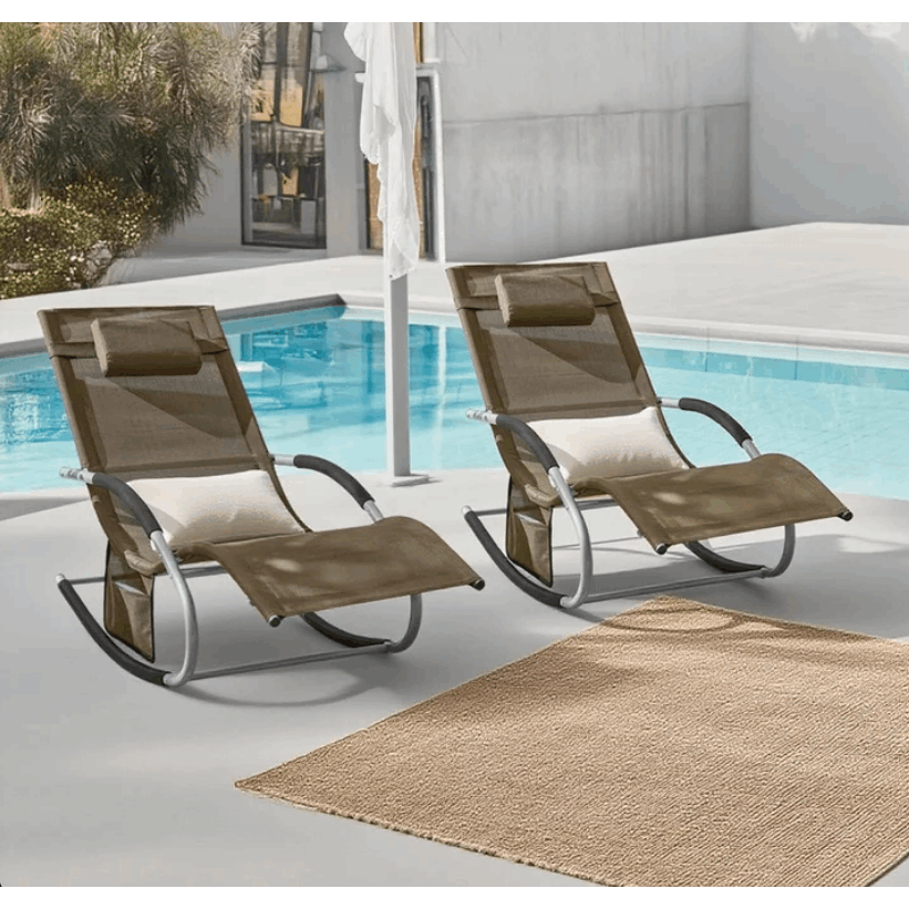 Sonnenliege, Beige für Balkon – Detailansicht 38