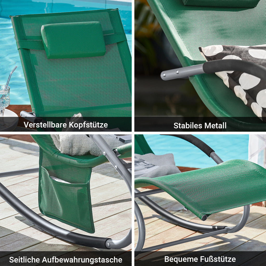 Sonnenliege, Beige für Balkon – Detailansicht 66