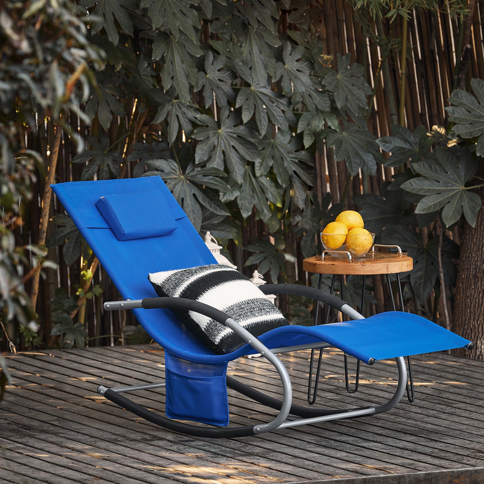 Sonnenliege, Schwarz für Garten – Detailansicht 27