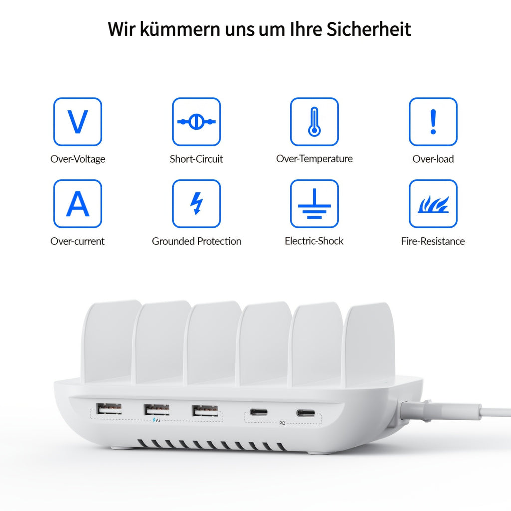Soopii, 20W für schnelles Laden und 3 USB-Anschlüssen – Detailansicht 2