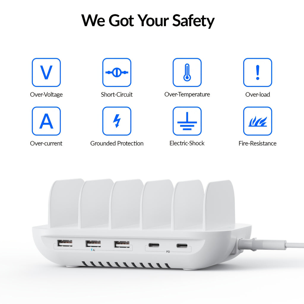 Soopii, 20W für schnelles Laden und 3 USB-Anschlüssen – Detailansicht 3