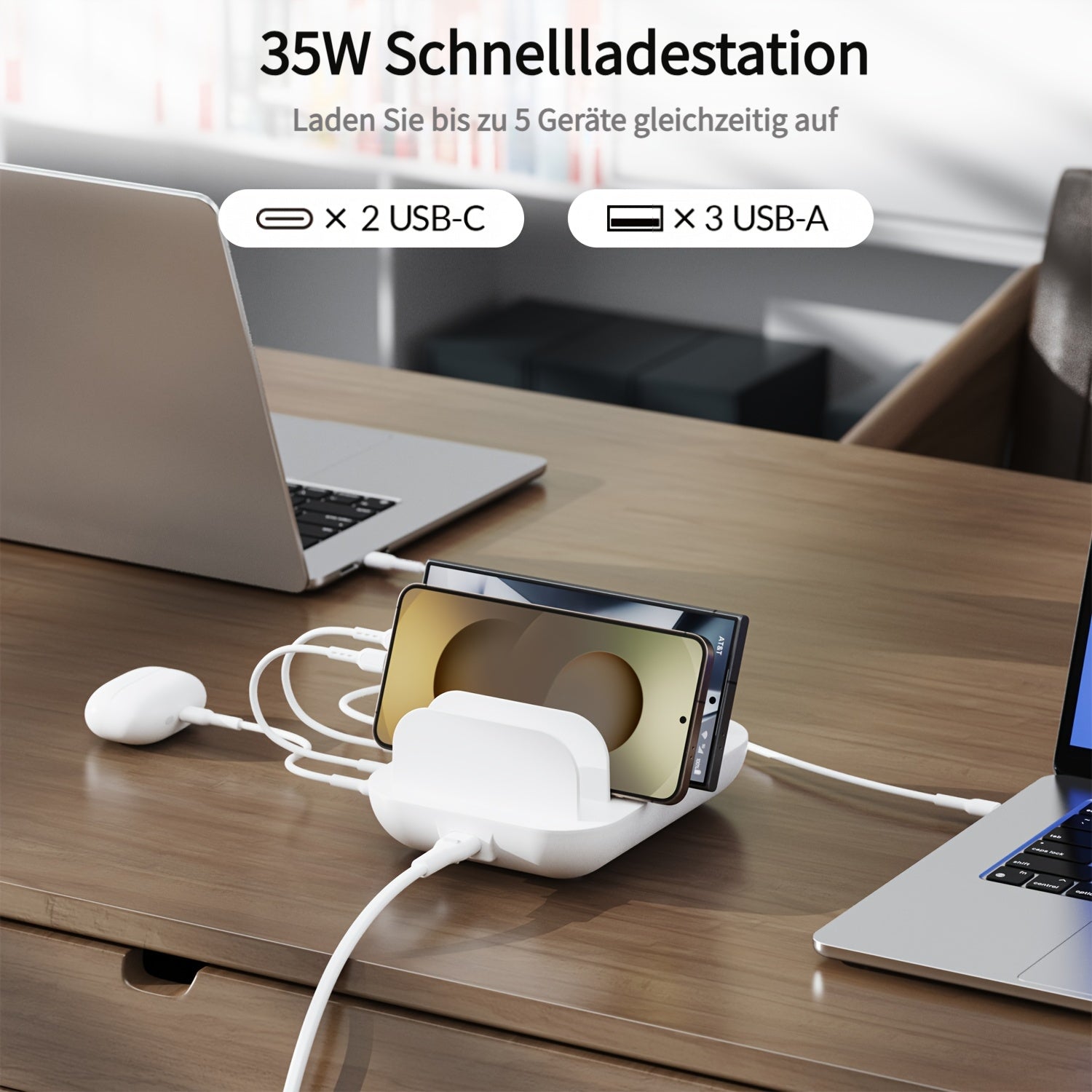 Soopii, 20W für schnelles Laden und 3 USB-Anschlüssen – Detailansicht 6
