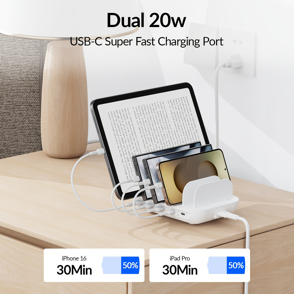 Soopii, 20W für schnelles Laden und 3 USB-Anschlüssen – Detailansicht 11