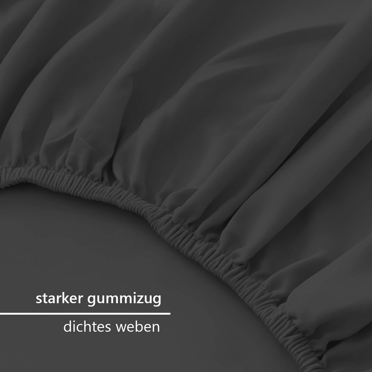 Spannbettlaken, 2er-Pack für Bett und Schlafzimmer – Detailansicht 17