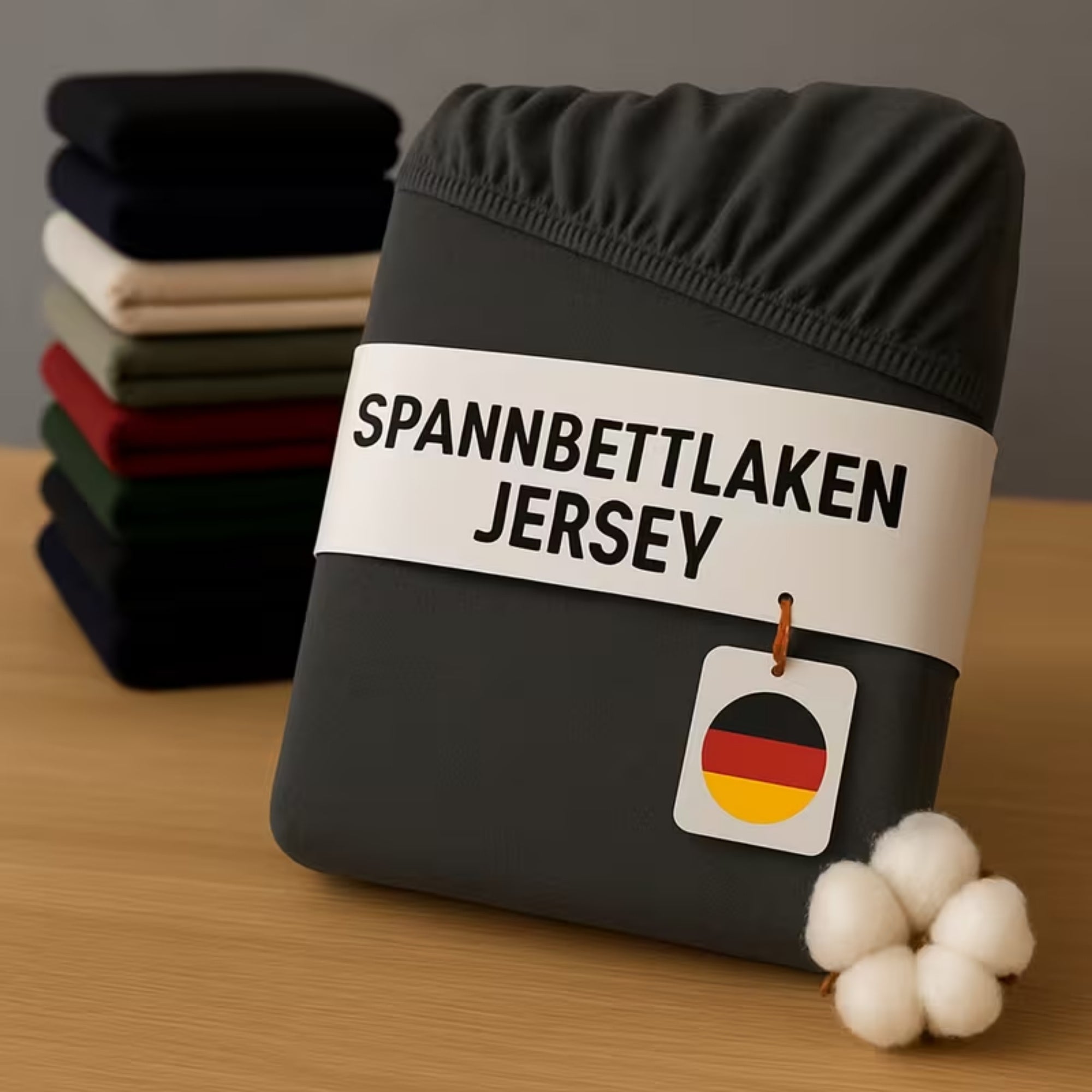 Spannbettlaken, Baumwolle für Schlafzimmer und erholsamen Schlaf – Detailansicht 6