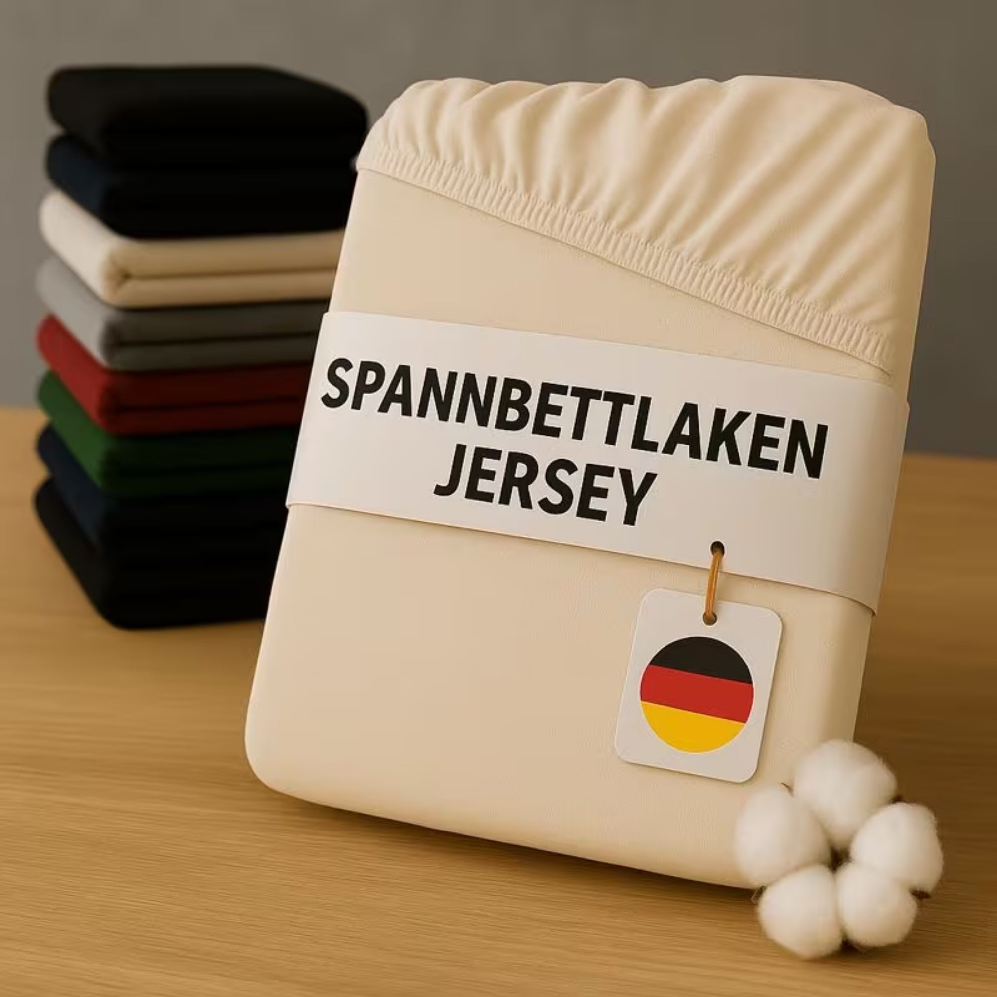 Spannbettlaken, Baumwolle für Schlafzimmer und erholsamen Schlaf – Detailansicht 9