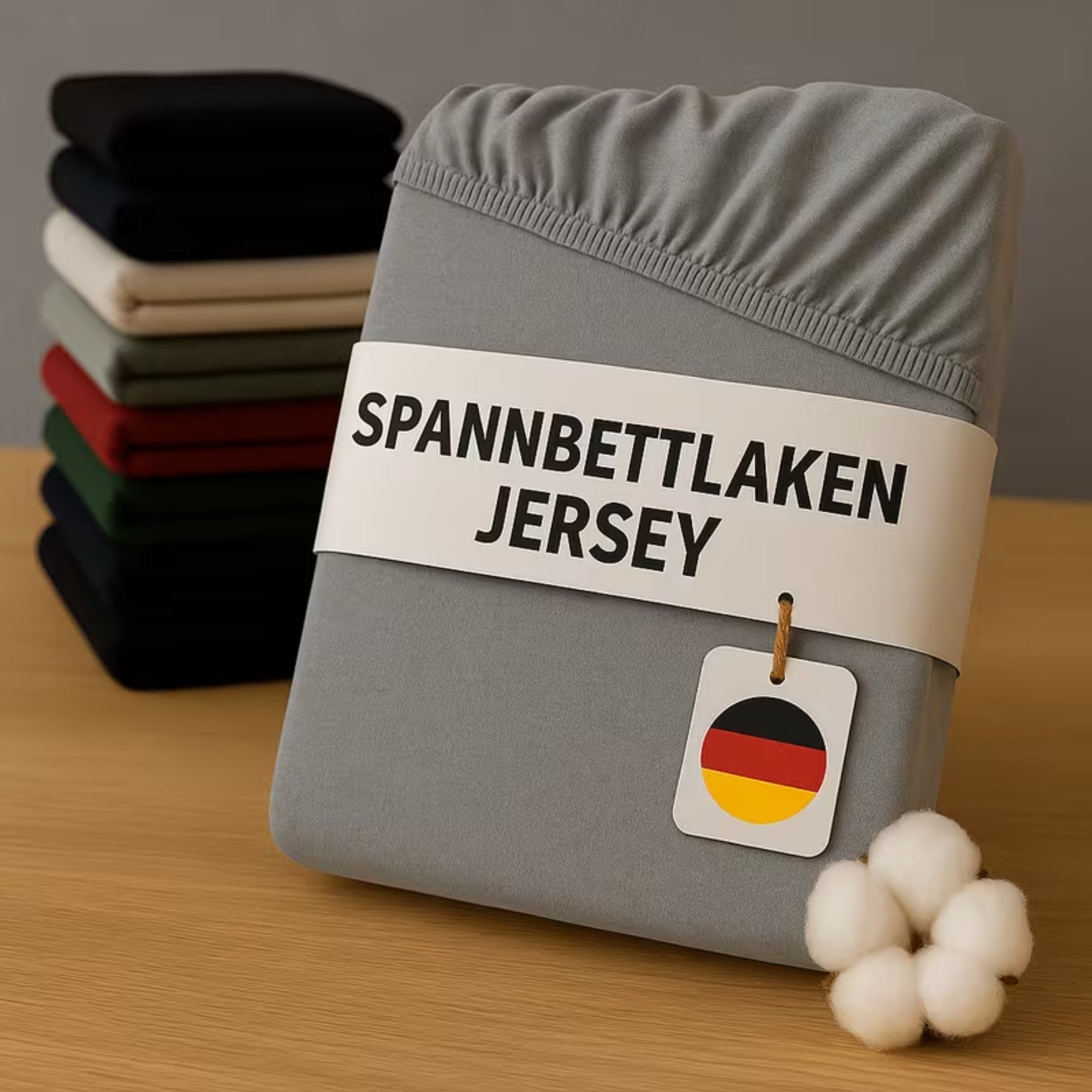 Spannbettlaken, Baumwolle für Schlafzimmer und erholsamen Schlaf – Detailansicht 11