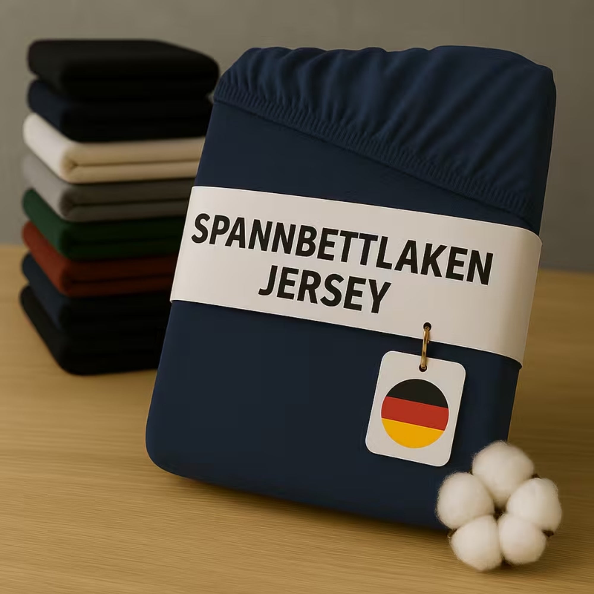Spannbettlaken, Baumwolle für Schlafzimmer und erholsamen Schlaf – Detailansicht 14