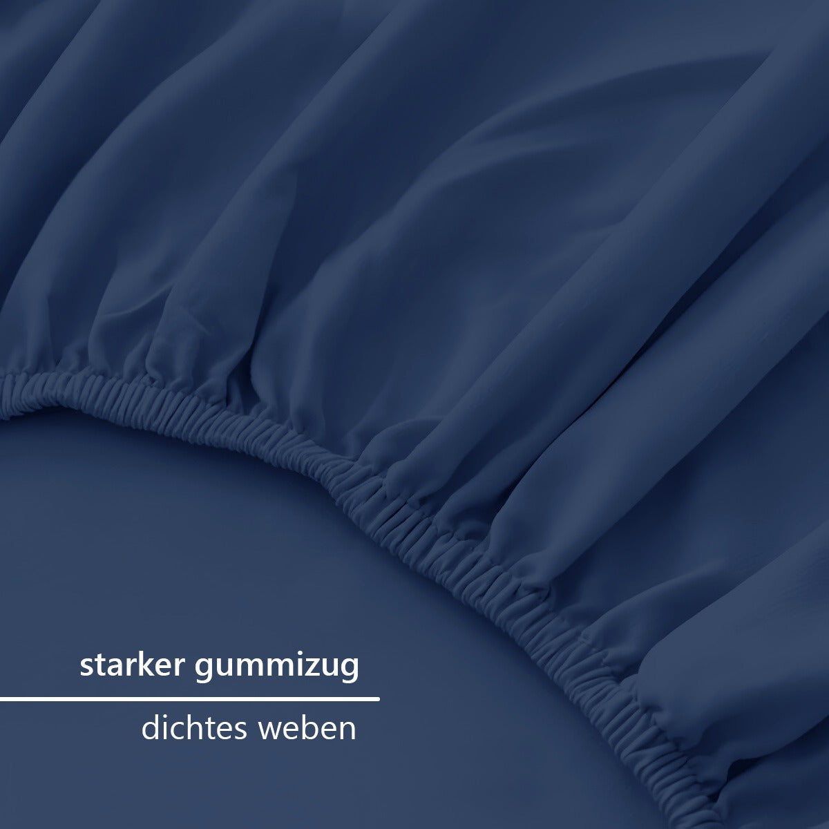 Spannbettlaken, Graphitfarbe für Schlafzimmer – Detailansicht 10