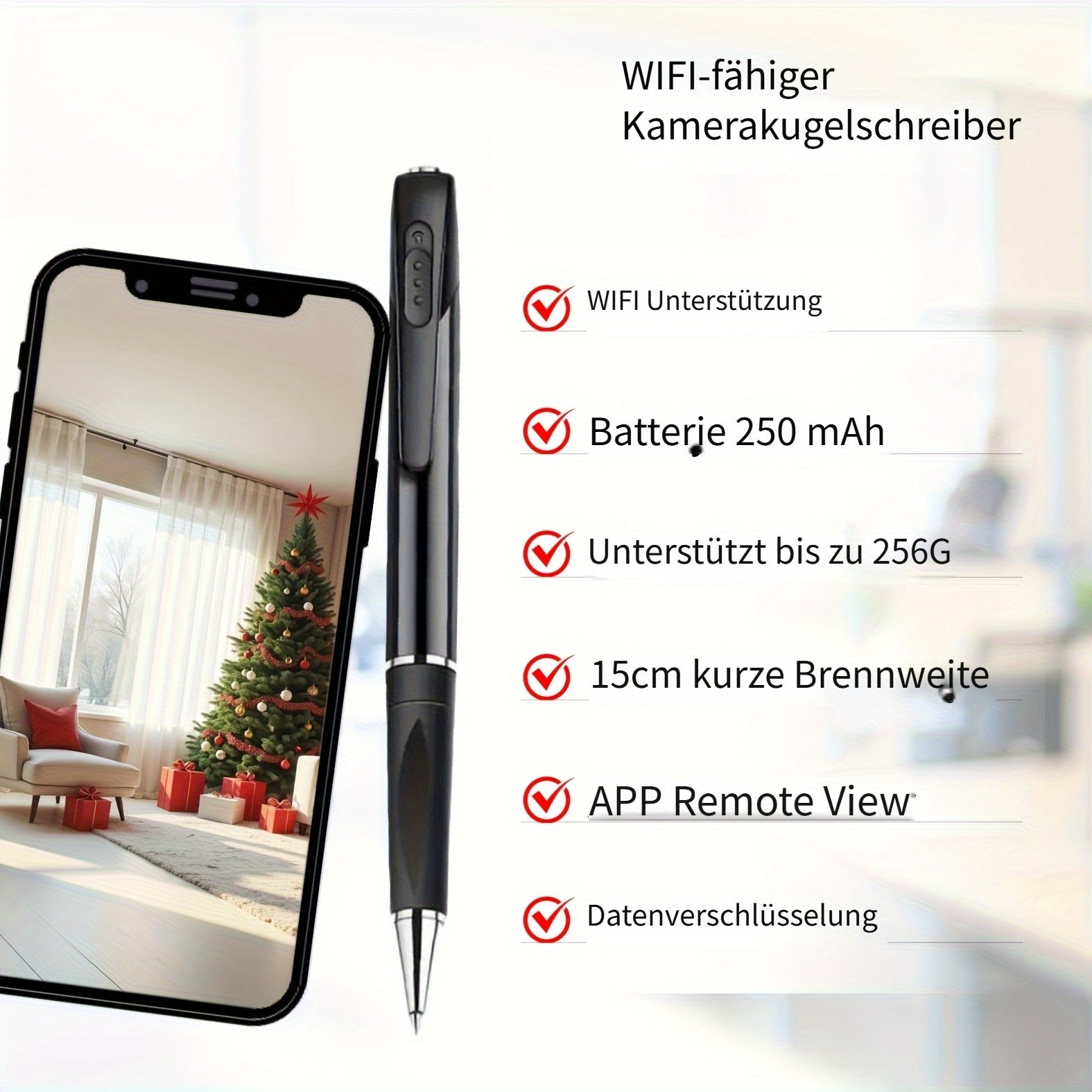 Speicherkarte, 100° Linse für Zuhause – Detailansicht 4
