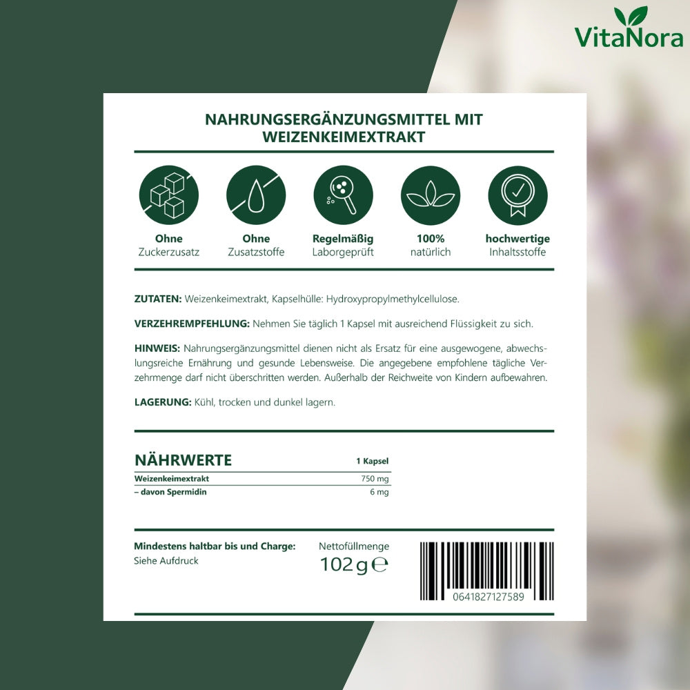 Spermidin-Nahrungsergänzung für Pflege zu Hause und Alltag – Detailansicht 5