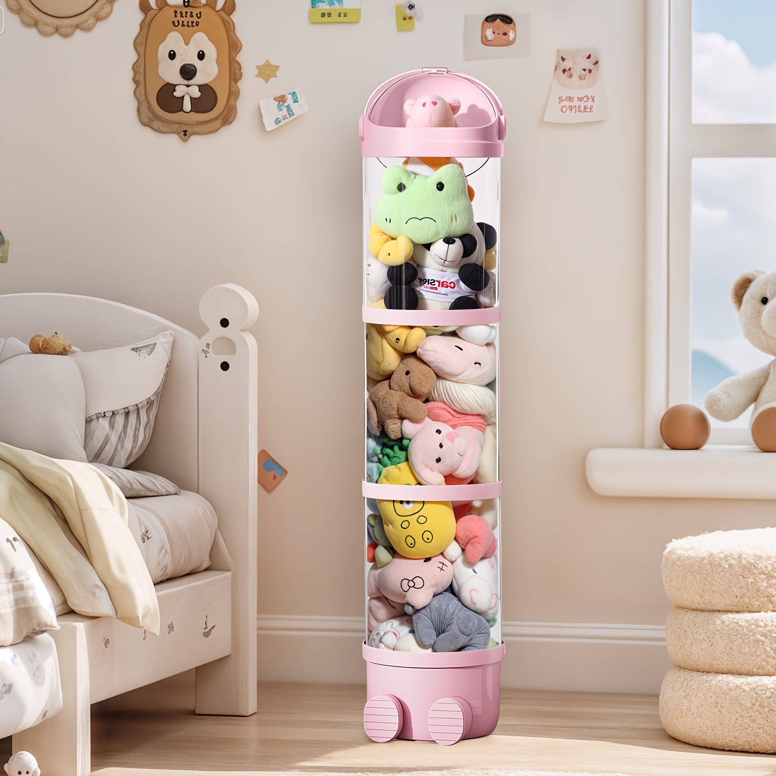 Spielzeug-Organizer, 162 cm für Schlafzimmer und Bett – Detailansicht 9