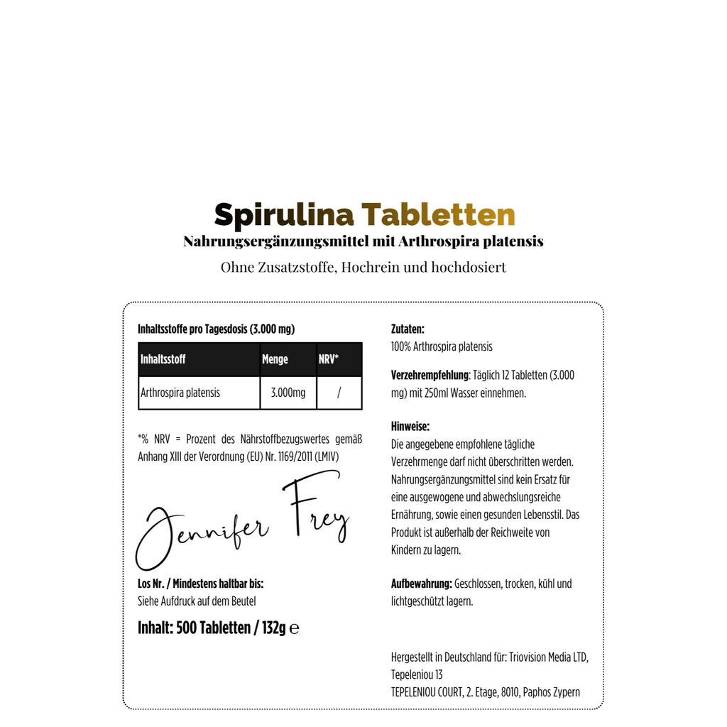 Spirulina für Pflege zu Hause und Alltag – Detailansicht 4