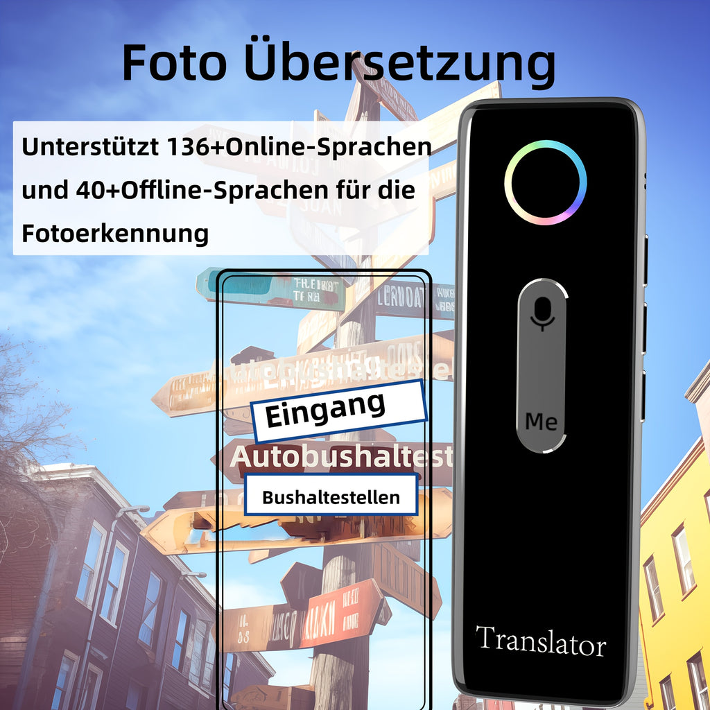 Sprachübersetzungsgerät, Unterstützt 136 Sprachen für Reisen und Camping – Detailansicht 6