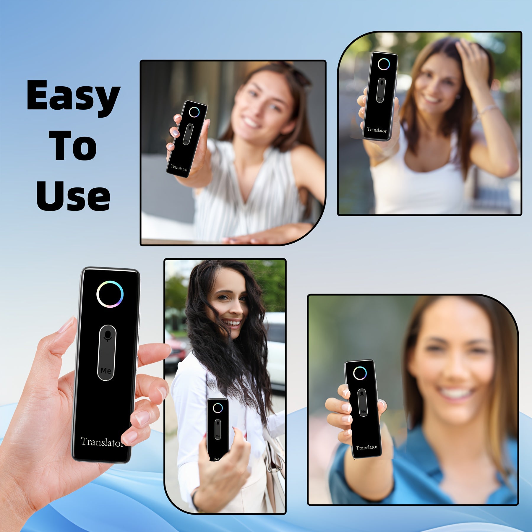 Sprachübersetzungsgerät, Unterstützt 136 Sprachen für Reisen und Camping – Detailansicht 13