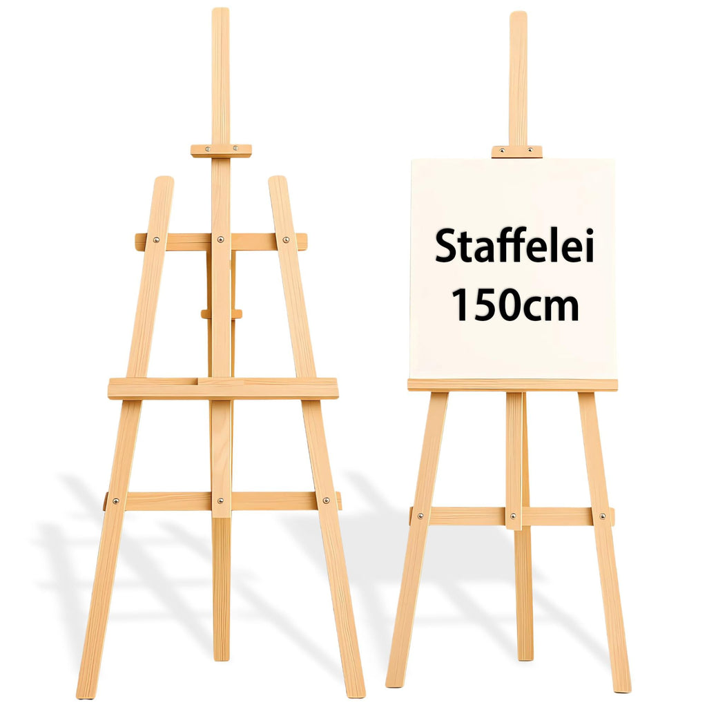 Staffelei, Holz für Sitzplan Hochzeit Canvas Painting und Alltag – Hauptansicht