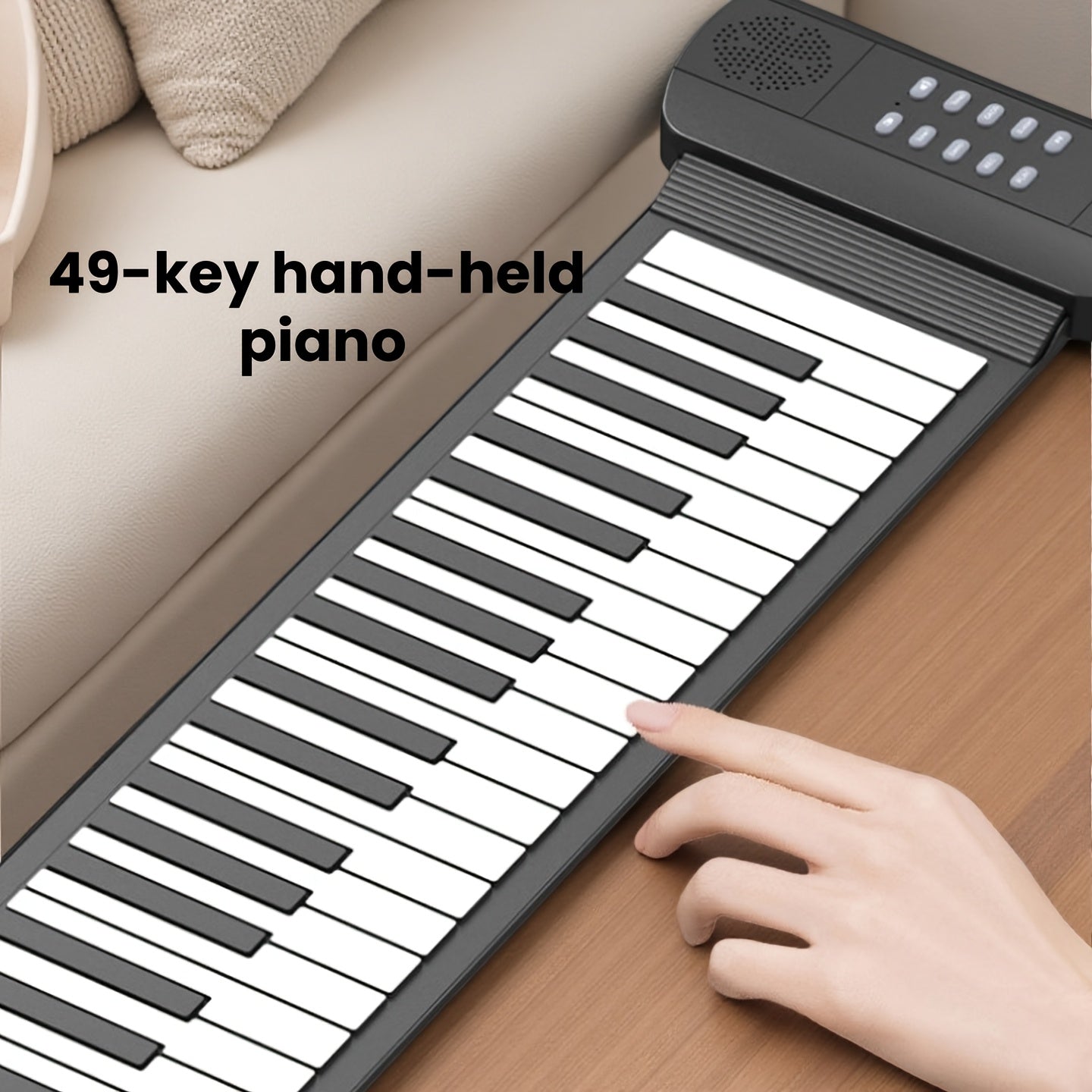 Stage-Pianos, Schwarz für Camping und Reisen – Detailansicht 6