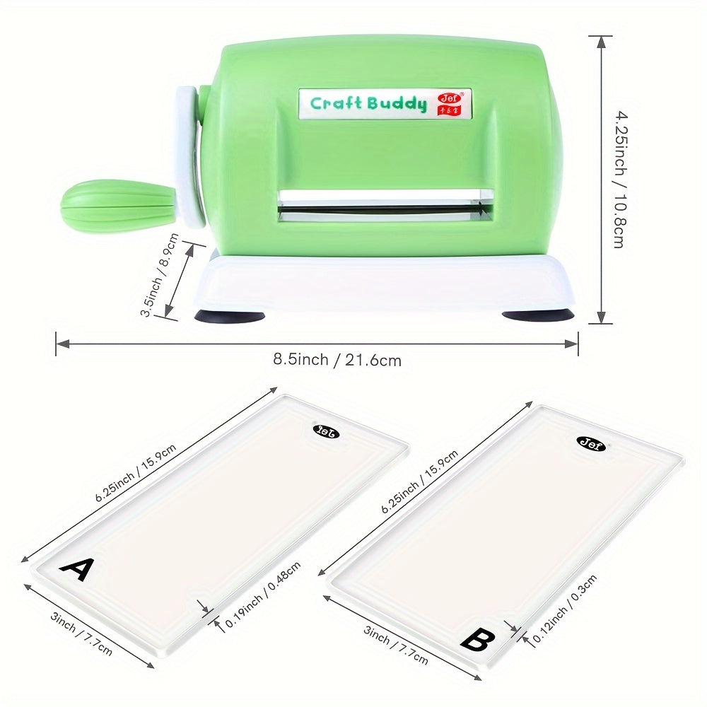 Stanzer & Präger für Kunstarbeiten, Grün für Scrapbooking Papier Bastelarbeiten und Alltag – Detailansicht 4
