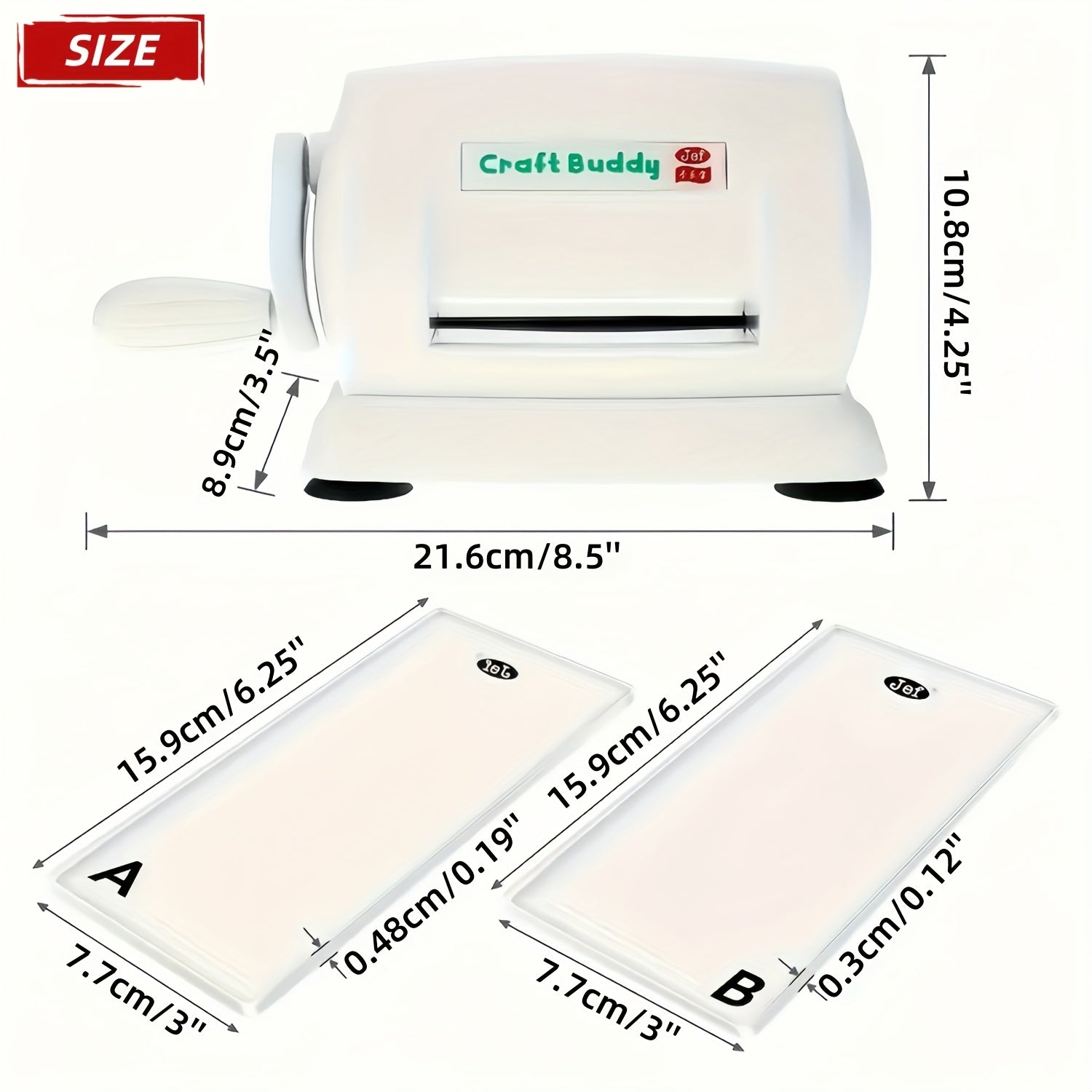 Stanzer & Präger für Kunstarbeiten, Grün für Scrapbooking Papier Bastelarbeiten und Alltag – Detailansicht 5