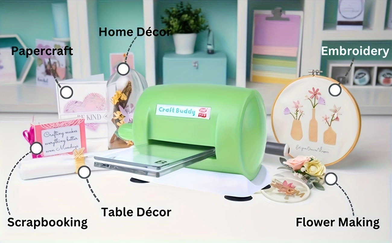 Stanzer & Präger für Kunstarbeiten, Grün für Scrapbooking Papier Bastelarbeiten und Alltag – Detailansicht 16