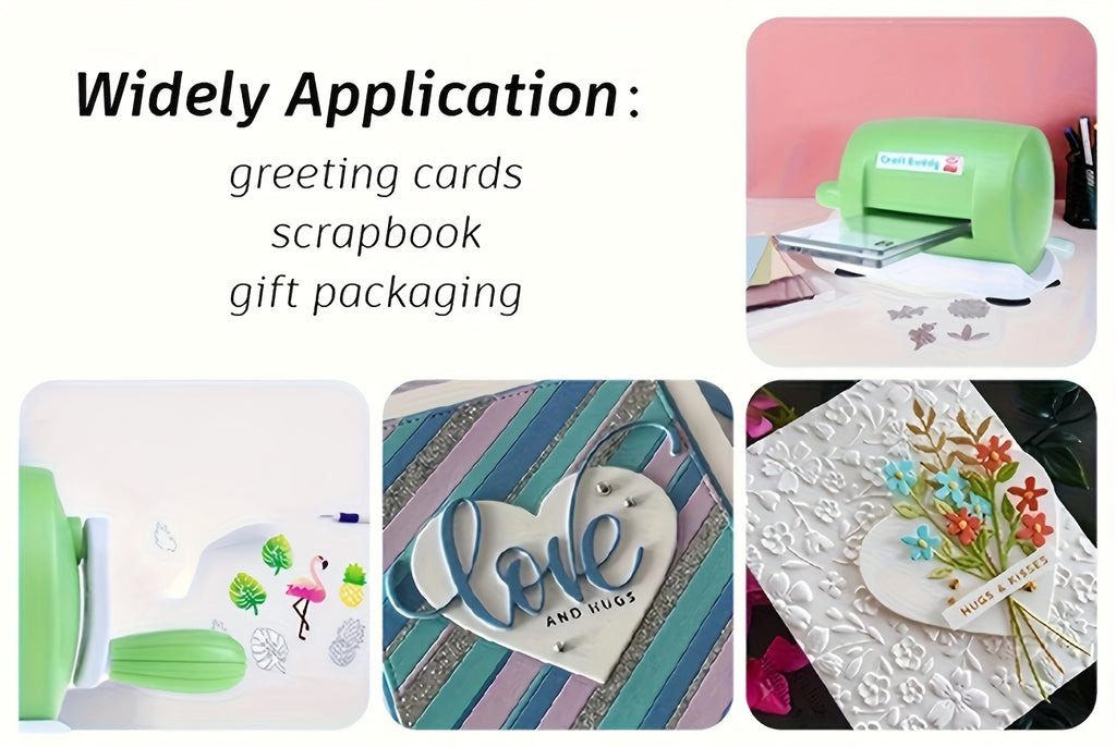 Stanzer & Präger für Kunstarbeiten, Grün für Scrapbooking Papier Bastelarbeiten und Alltag – Detailansicht 22