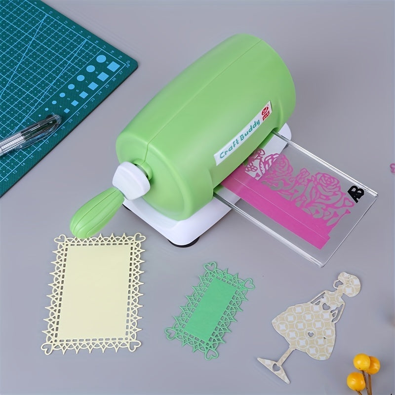 Stanzer & Präger für Kunstarbeiten, Grün für Scrapbooking Papier Bastelarbeiten und Alltag – Detailansicht 23
