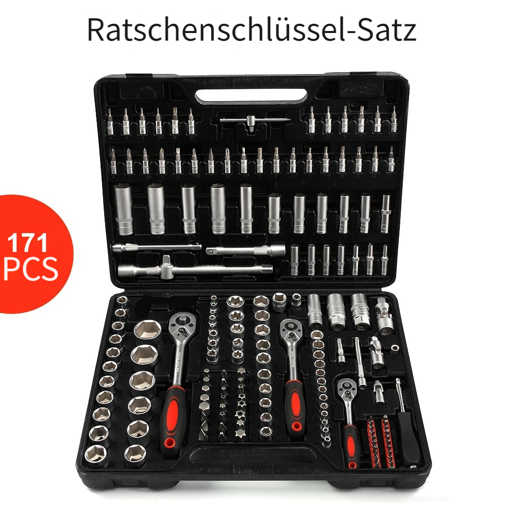 Steckschlüssel-Set, 171 Stück für Werkstatt und Heimwerken – Detailansicht 4
