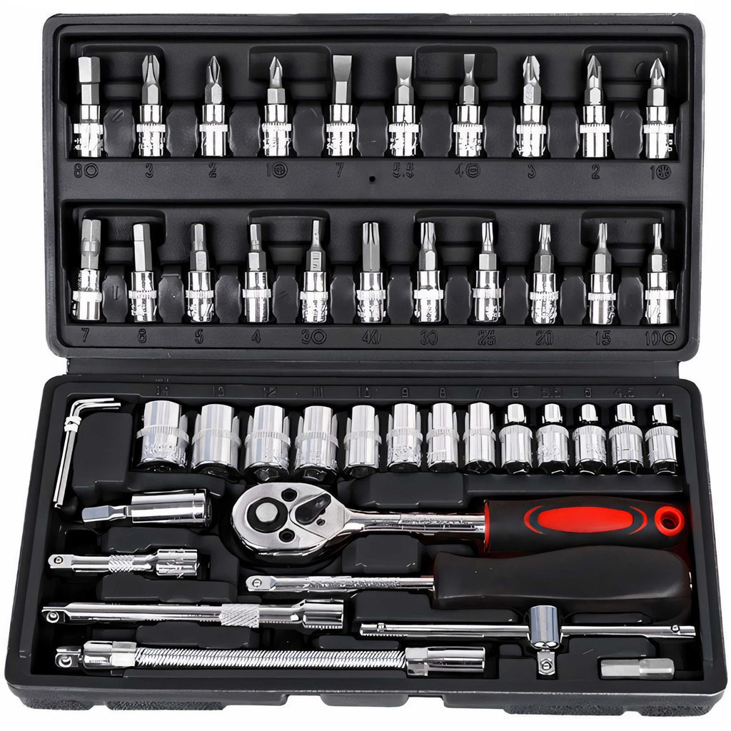Steckschlüssel-Set, Silber für Alltag und Zuhause – Detailansicht 15